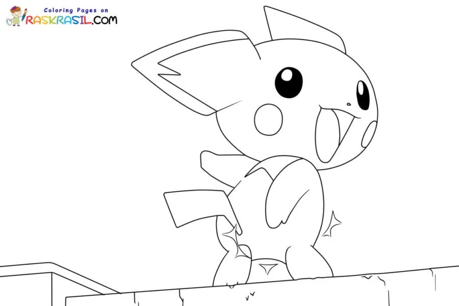 Desenhos de Pichu Para Colorir 5