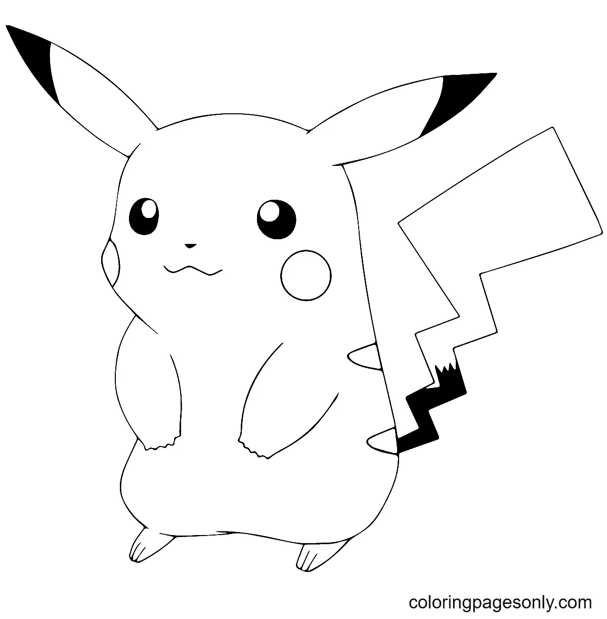 Desenhos de Pikachu Para Colorir 23