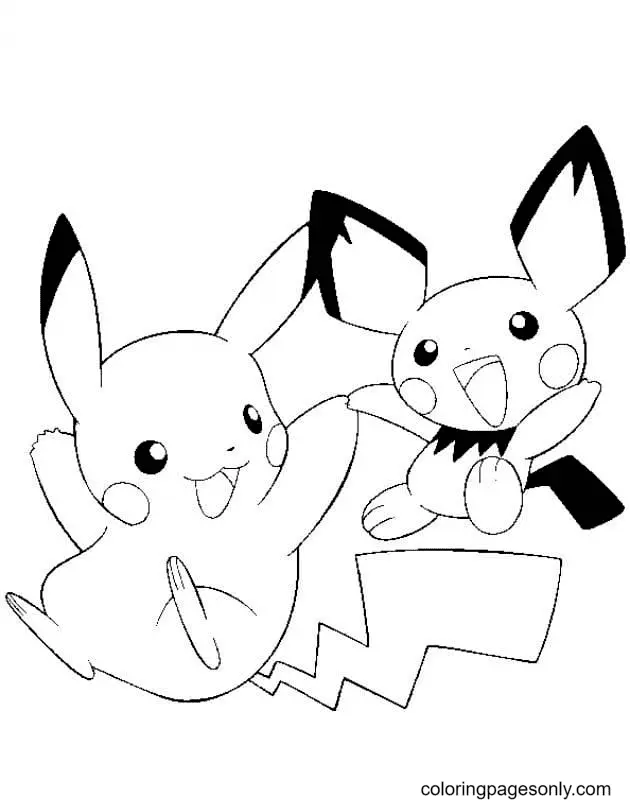 Desenhos de Pikachu Para Colorir 33