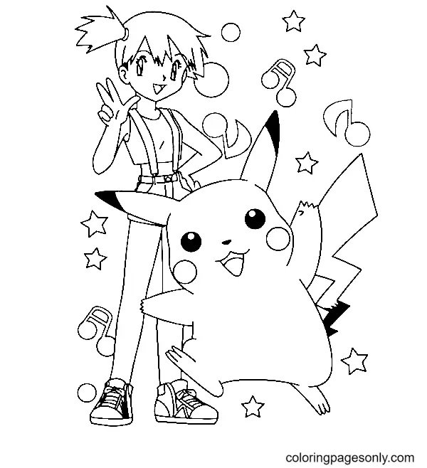 Desenhos de Pikachu Para Colorir 47