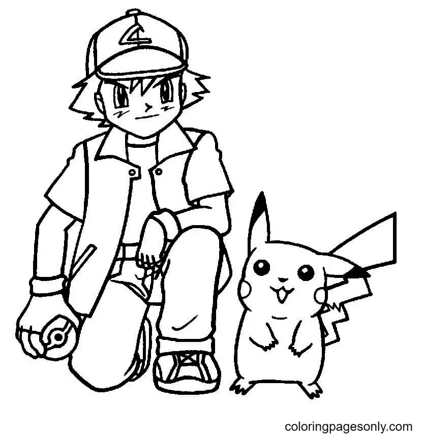 Desenhos de Pikachu Para Colorir 7