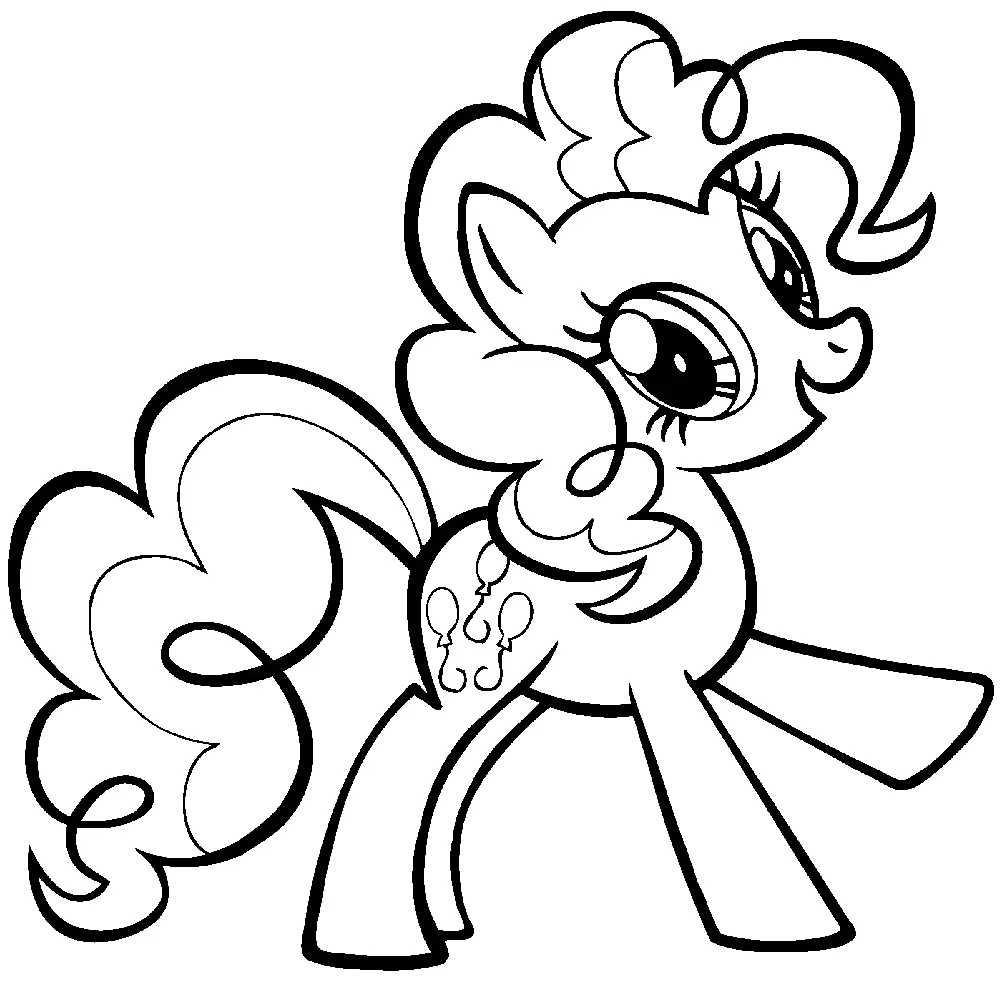 Desenhos de Pinkie Pie Para Colorir 1