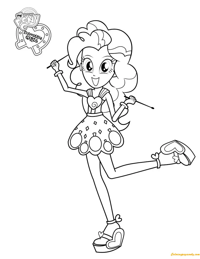 Desenhos de Pinkie Pie Para Colorir 10