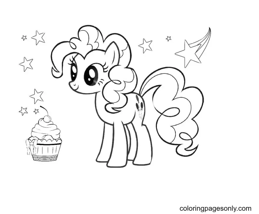 Desenhos de Pinkie Pie Para Colorir 12