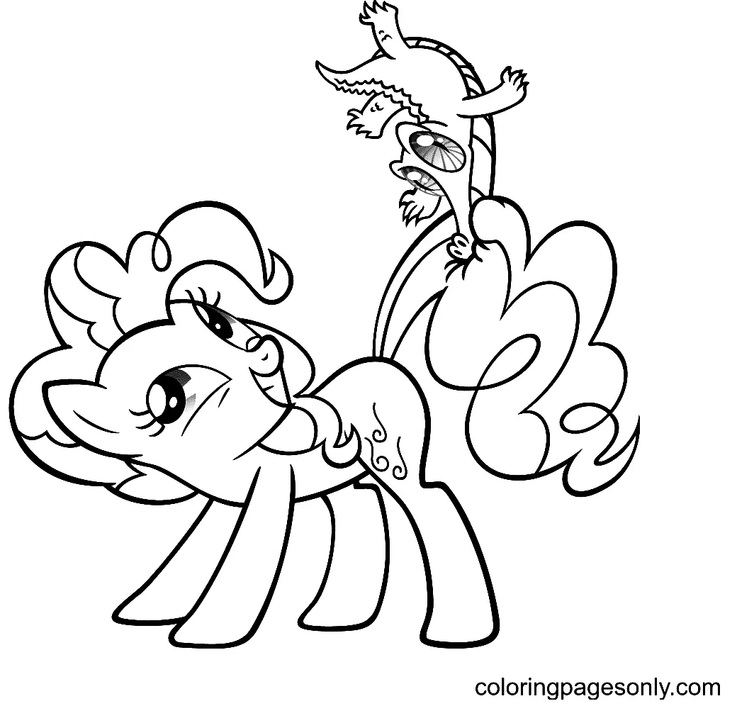 Desenhos de Pinkie Pie Para Colorir 14