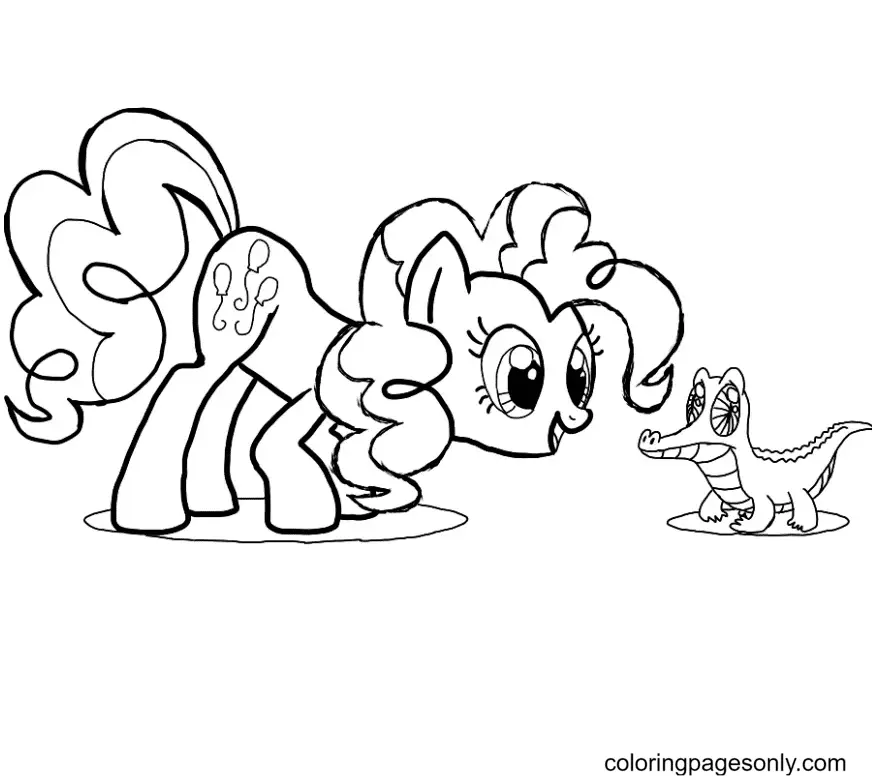 Desenhos de Pinkie Pie Para Colorir 15