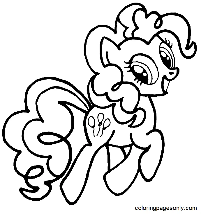 Desenhos de Pinkie Pie Para Colorir 21