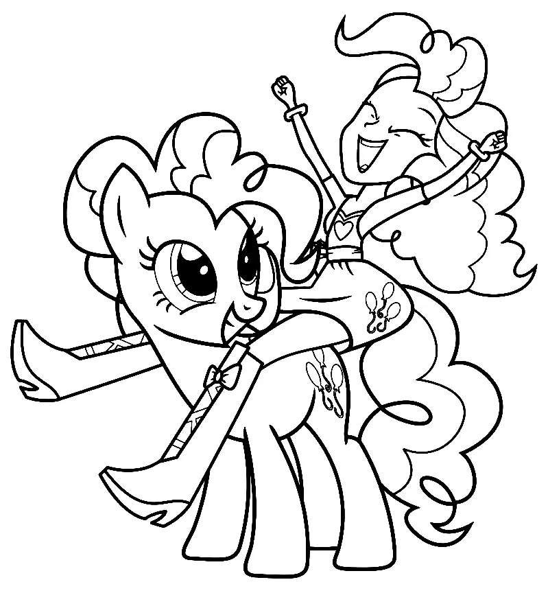 Desenhos de Pinkie Pie Para Colorir 31