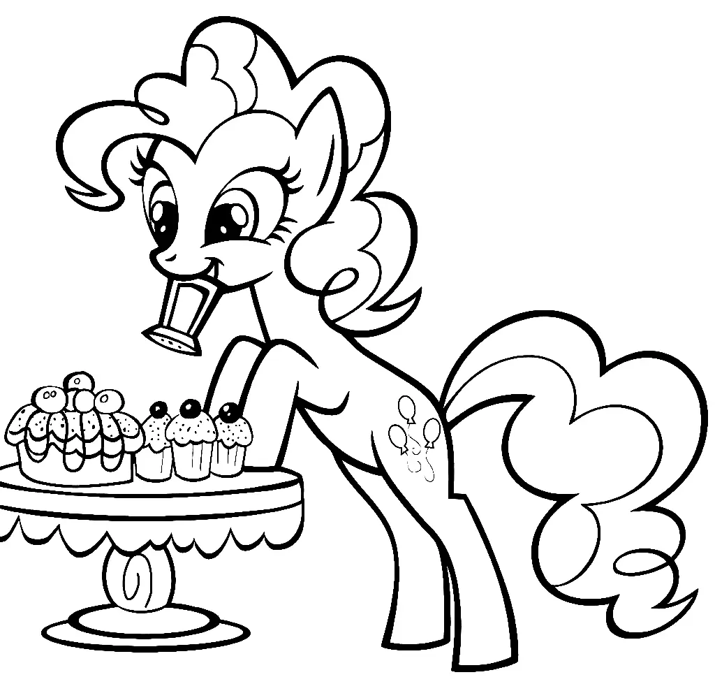 Desenhos de Pinkie Pie Para Colorir 35