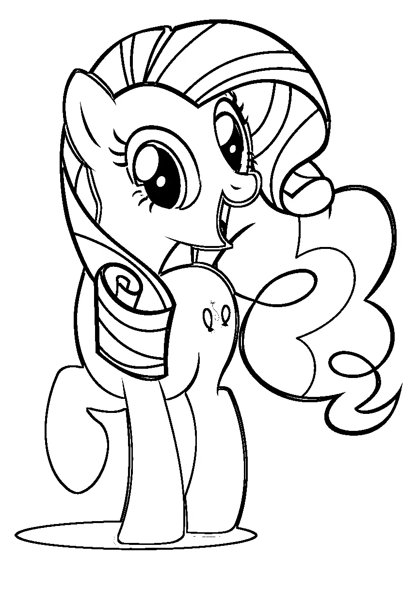 Desenhos de Pinkie Pie Para Colorir 39