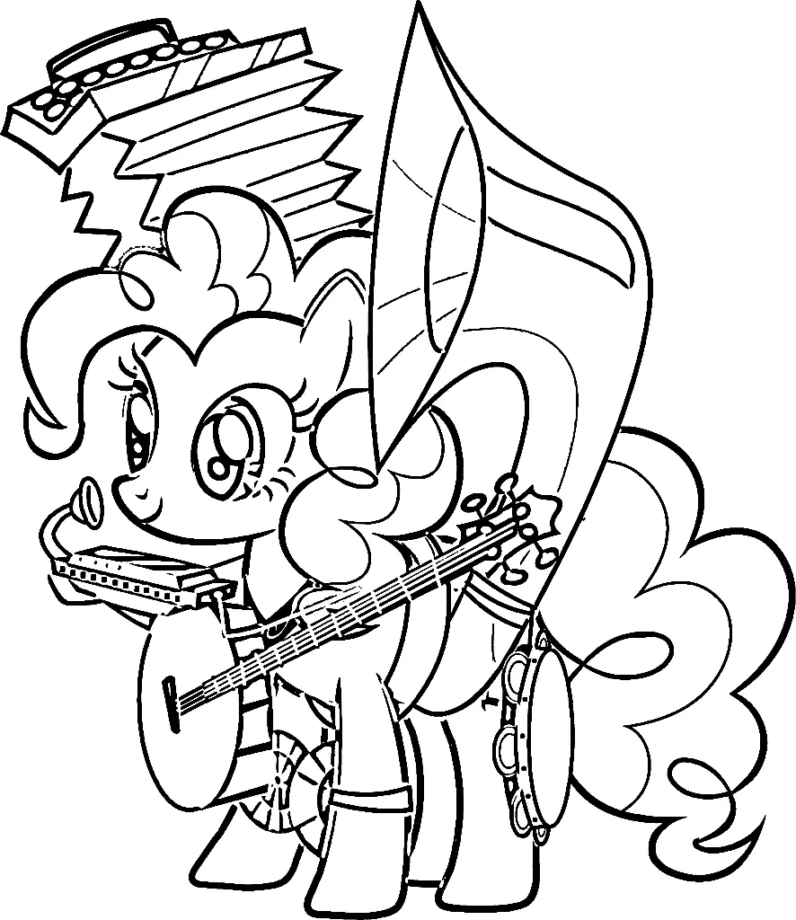 Desenhos de Pinkie Pie Para Colorir 43