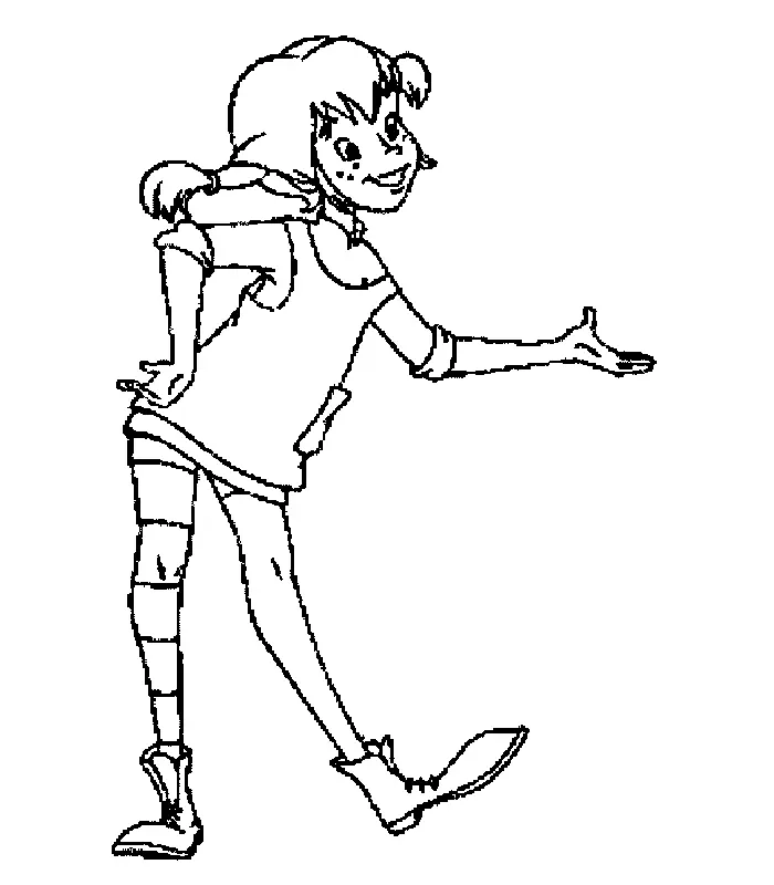 Desenhos de Pippi Longstocking Para Colorir 25