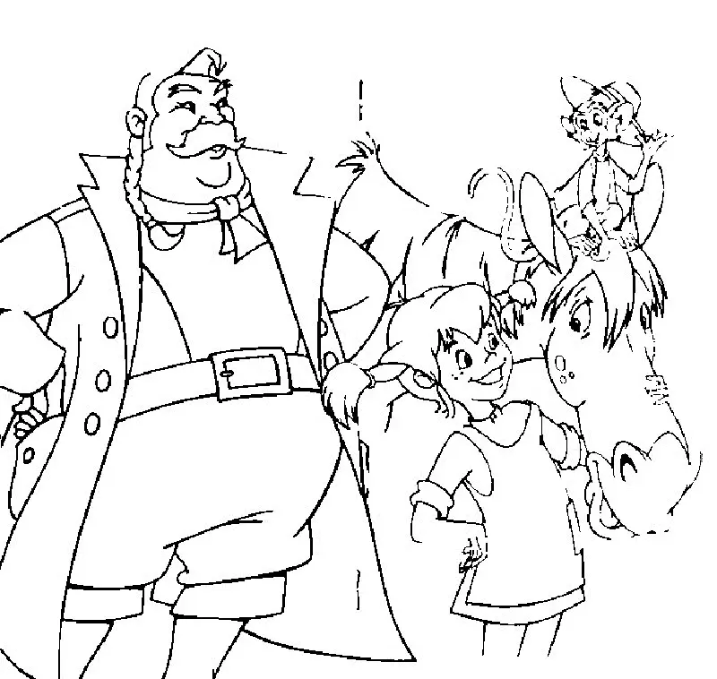 Desenhos de Pippi Longstocking Para Colorir 8