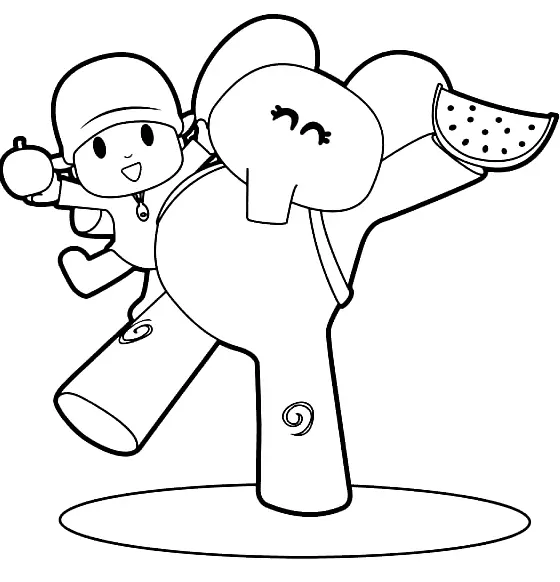 Desenhos de Pocoyo Para Colorir 13