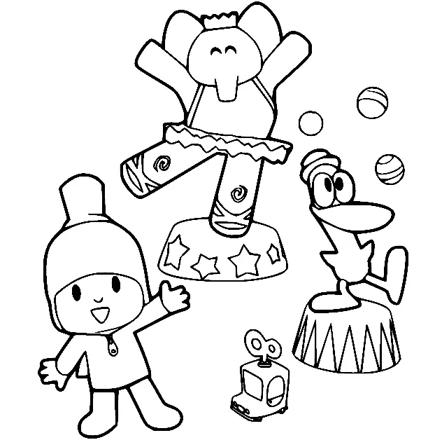 Desenhos de Pocoyo Para Colorir 14