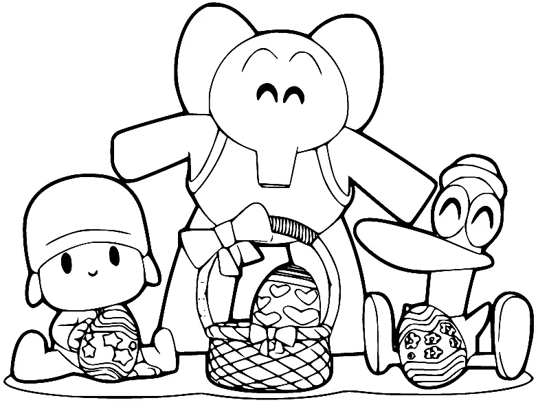 Desenhos de Pocoyo Para Colorir 2