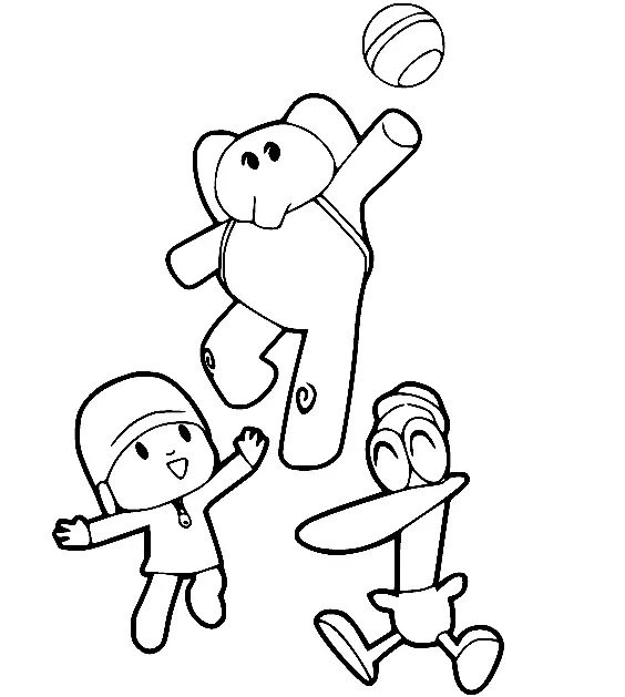 Desenhos de Pocoyo Para Colorir 20