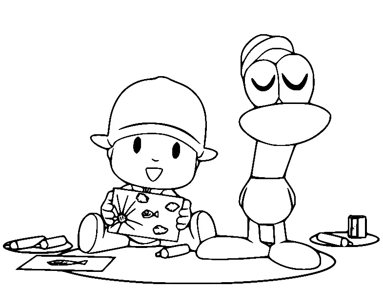 Desenhos de Pocoyo Para Colorir 27