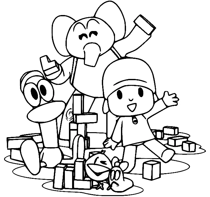 Desenhos de Pocoyo Para Colorir 35