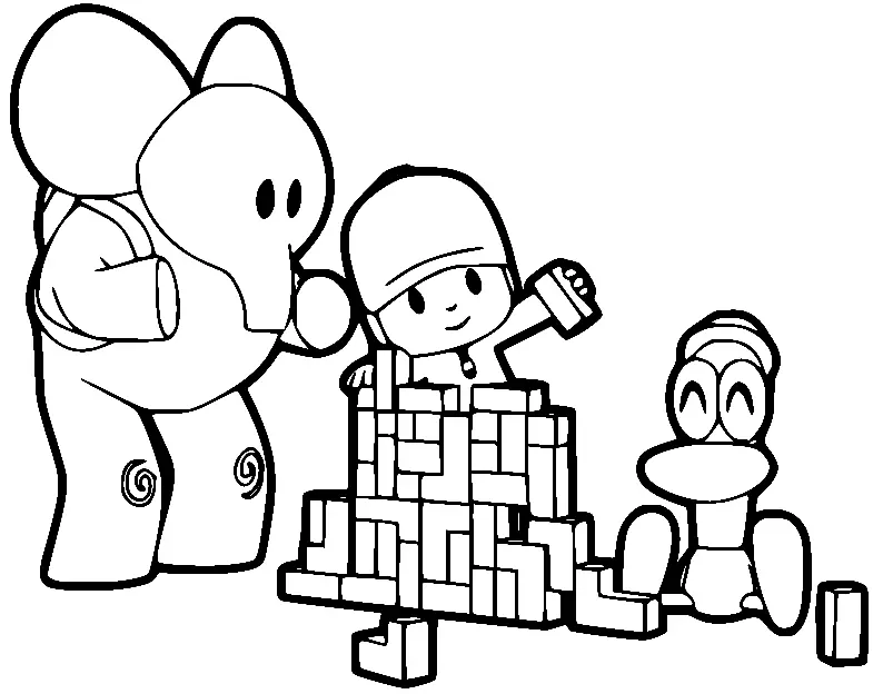 Desenhos de Pocoyo Para Colorir 37