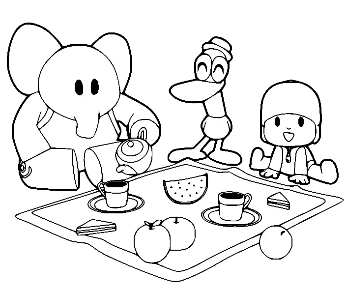 Desenhos de Pocoyo Para Colorir 5