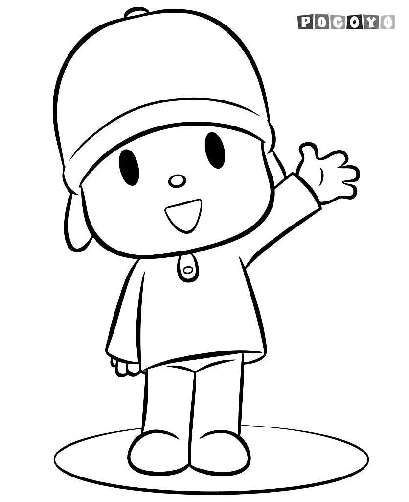 Desenhos de Pocoyo Para Colorir 6