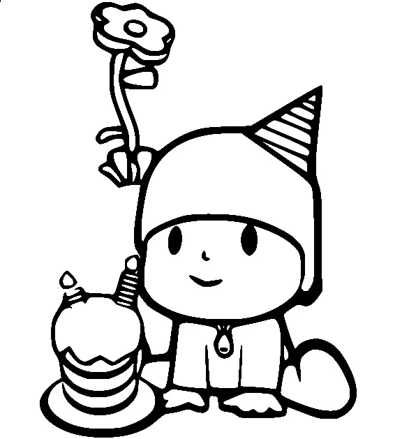 Desenhos de Pocoyo Para Colorir 7