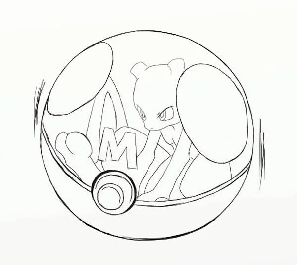 Desenhos de Pokebola Para Colorir 10