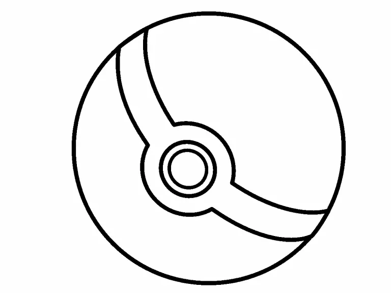 Desenhos de Pokebola Para Colorir 13