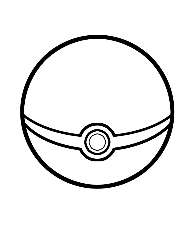 Desenhos de Pokebola Para Colorir 4