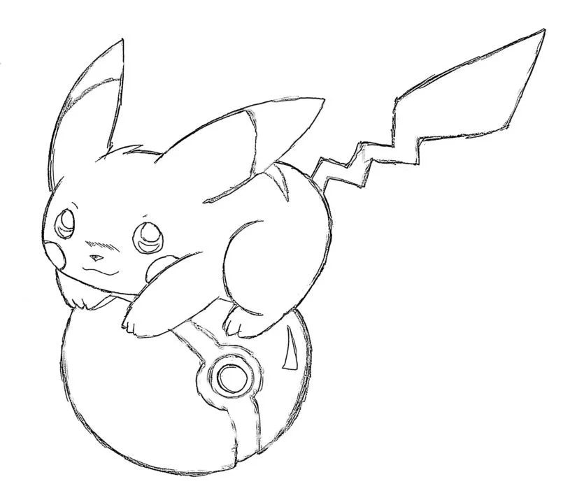 Desenhos de Pokebola Para Colorir 9