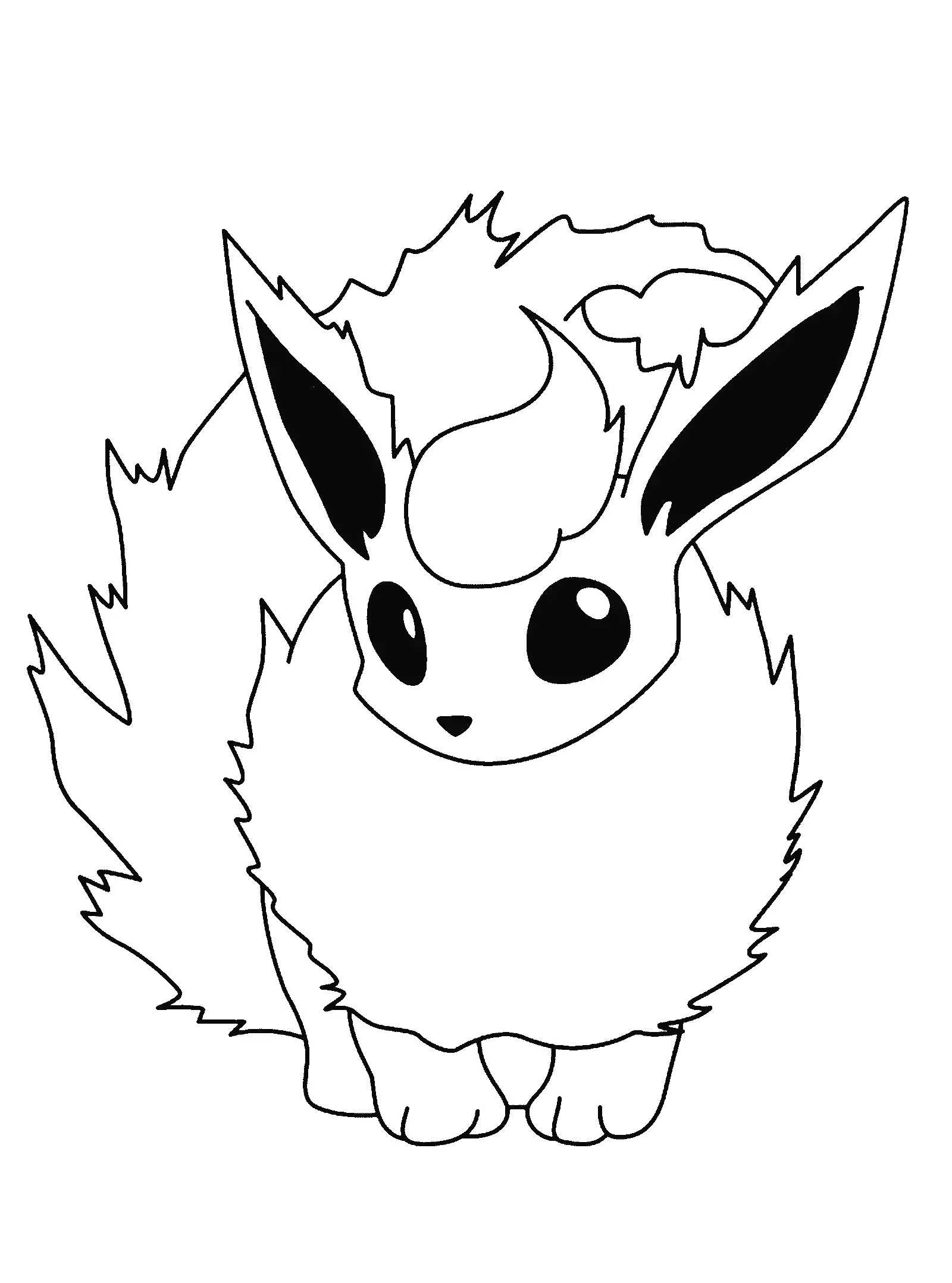 Desenhos de Pokemon Eevee Para Colorir 24