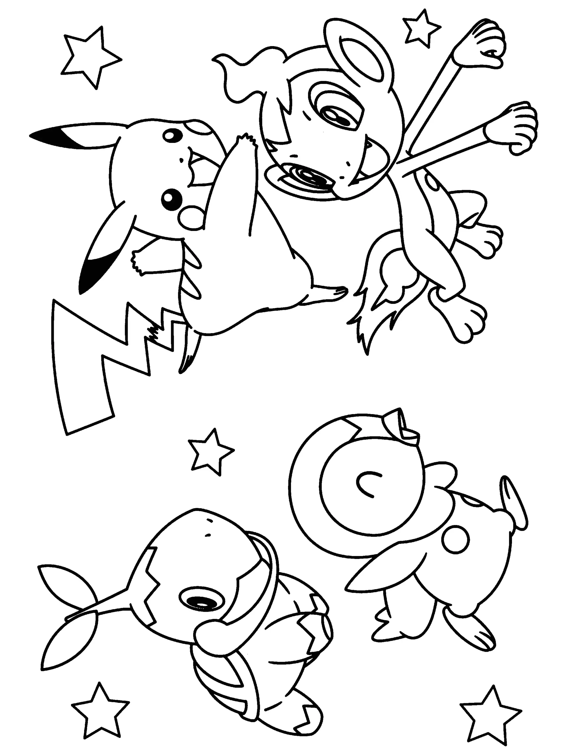 Desenhos de Pokemon Eevee Para Colorir 28