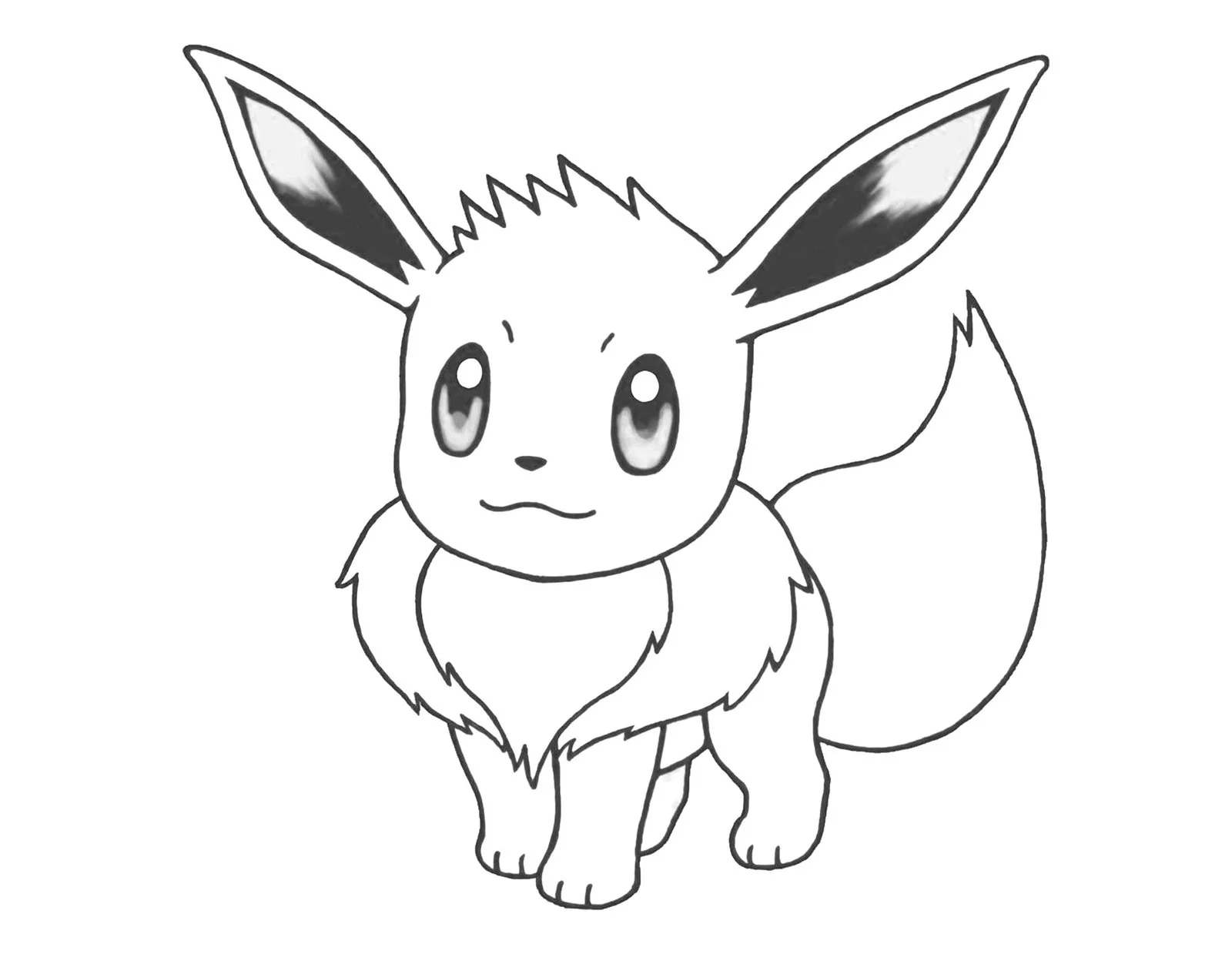 Desenhos de Pokemon Eevee Para Colorir 5