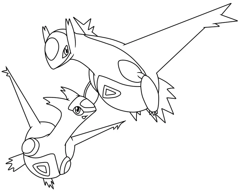 Desenhos de Pokemon Lendario Para Colorir 1