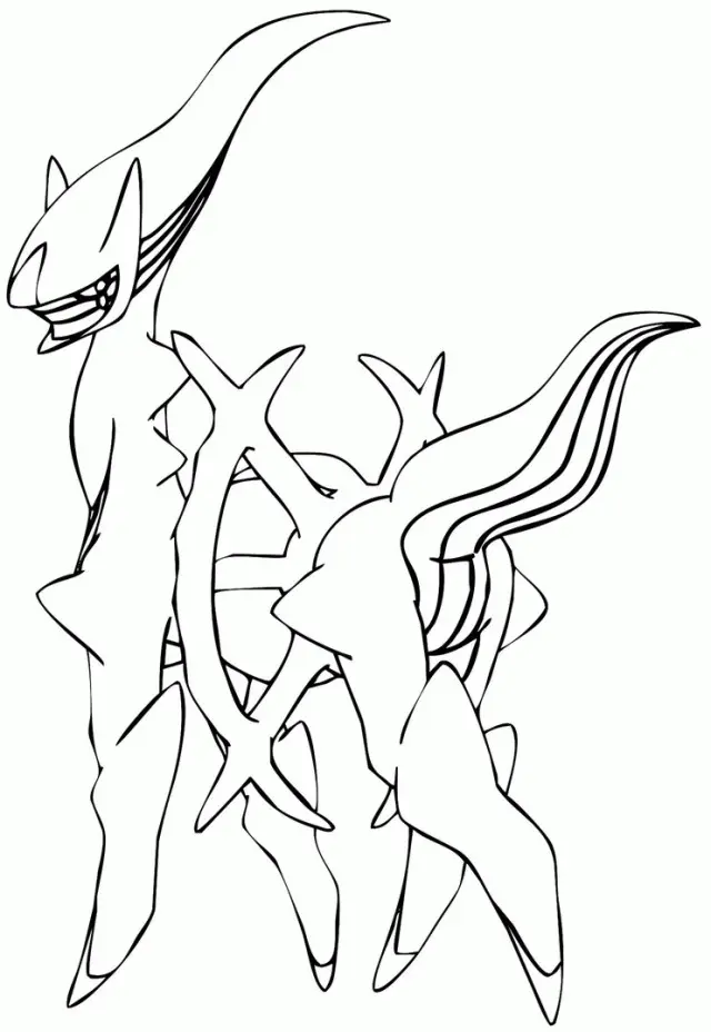 Desenhos de Pokemon Lendario Para Colorir 21