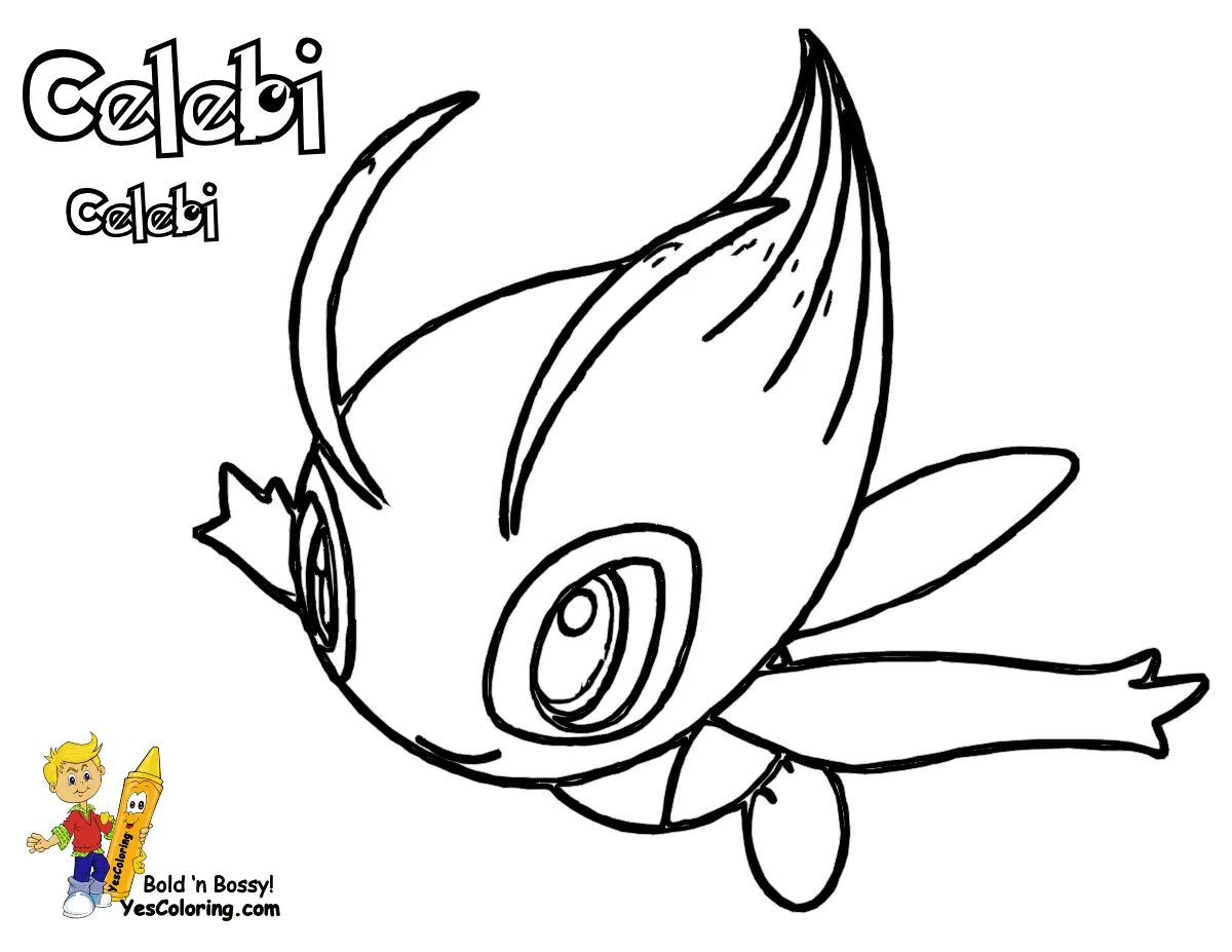 Desenhos de Pokemon Lendario Para Colorir 31