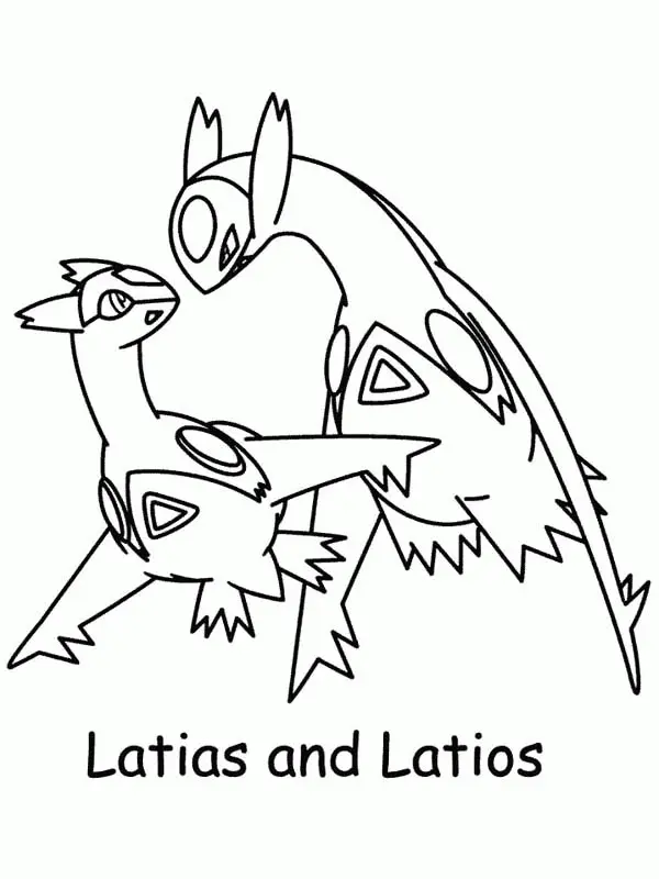 Desenhos de Pokemon Lendario Para Colorir 32