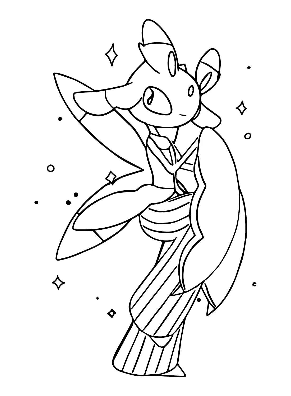 Desenhos de Pokemon Lurantis Para Colorir 17