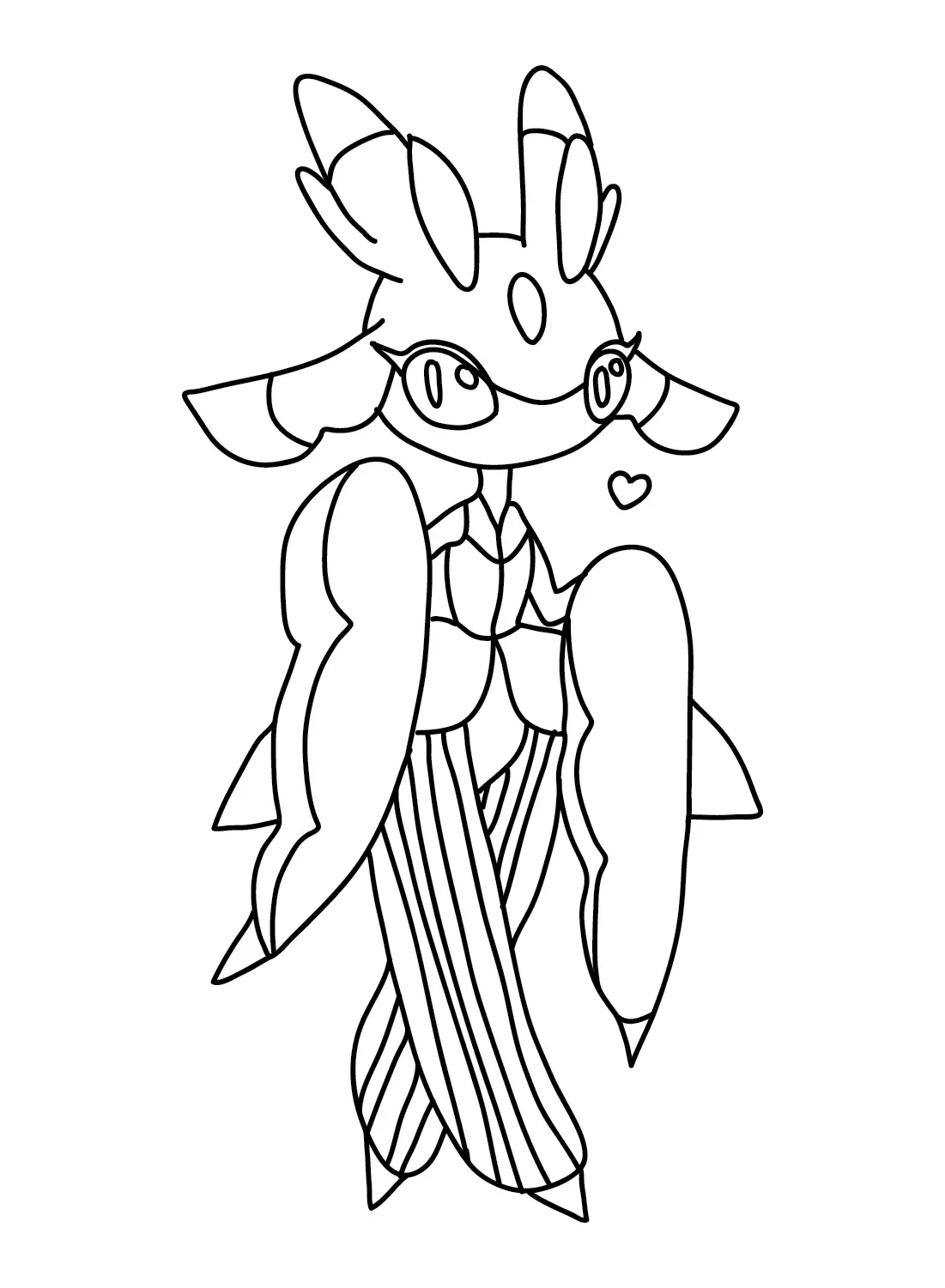 Desenhos de Pokemon Lurantis Para Colorir 21