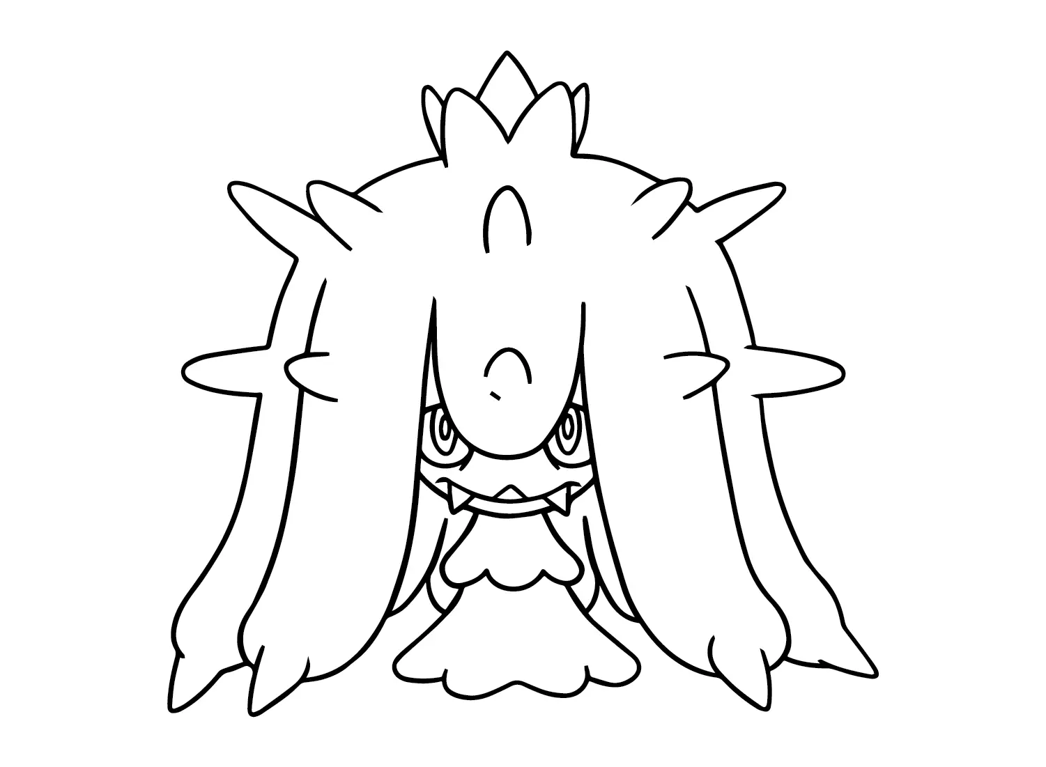 Desenhos de Pokemon Mareanie Para Colorir 11