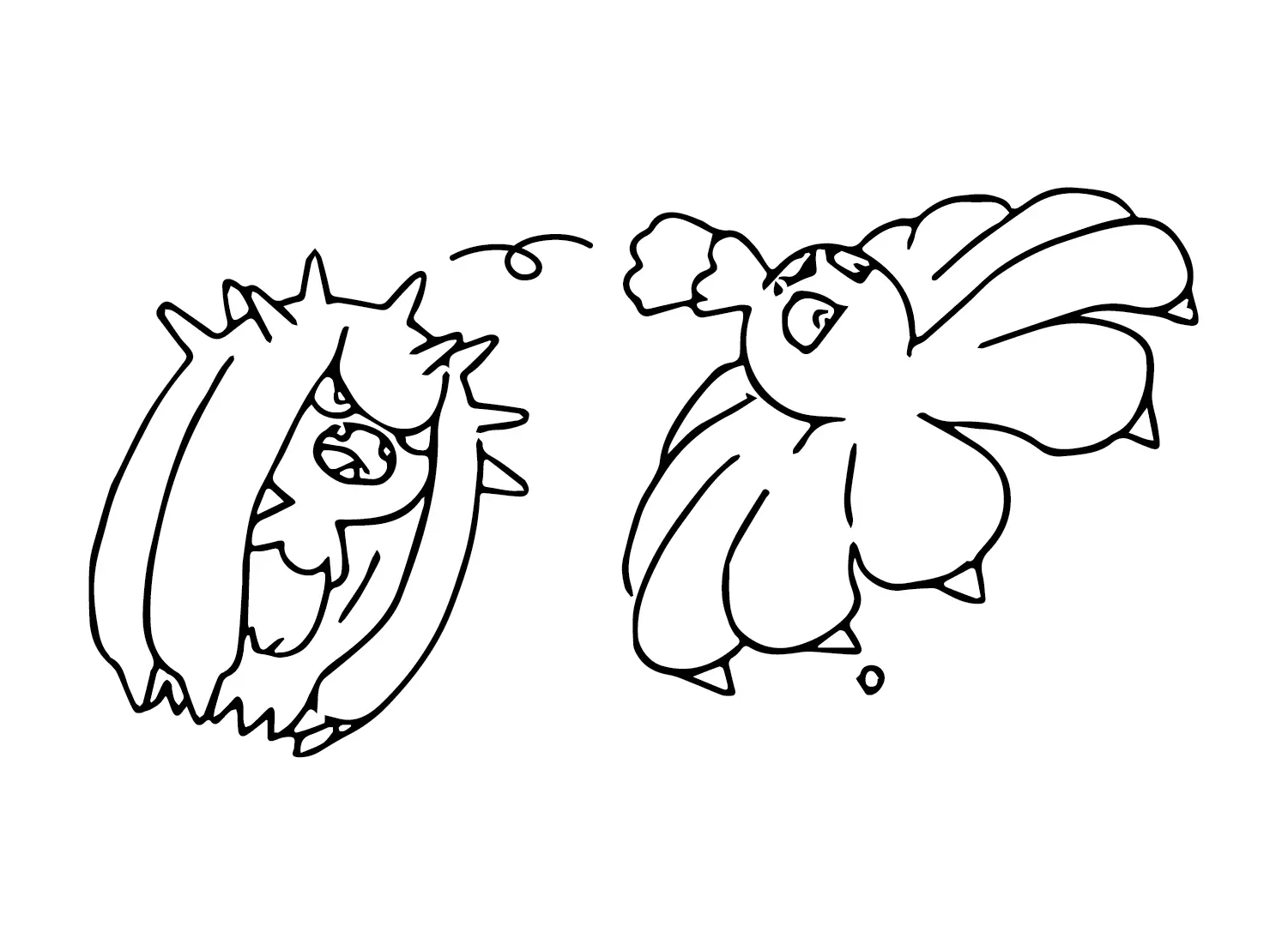 Desenhos de Pokemon Mareanie Para Colorir 4