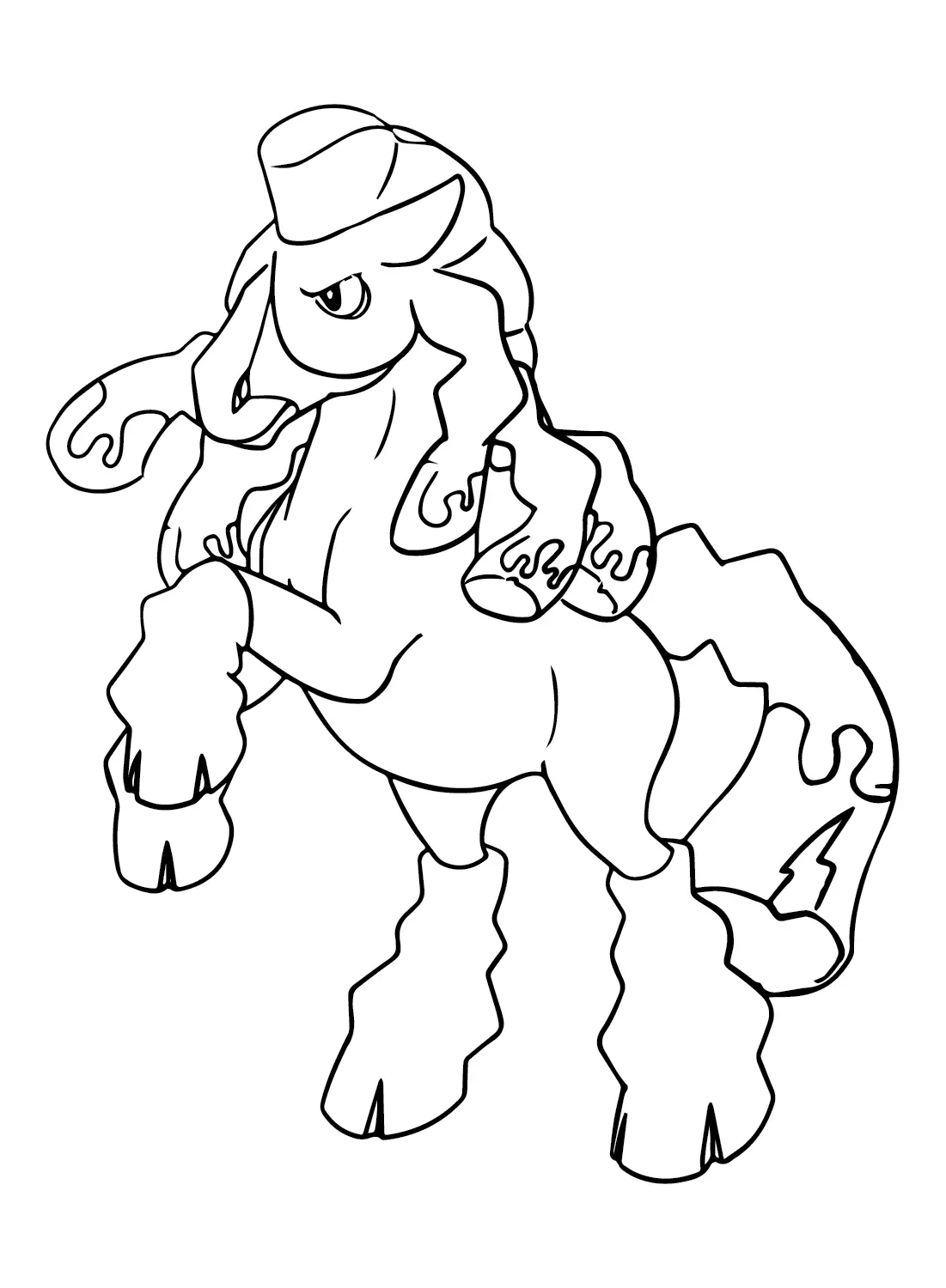 Desenhos de Pokemon Mudsdale Para Colorir 1