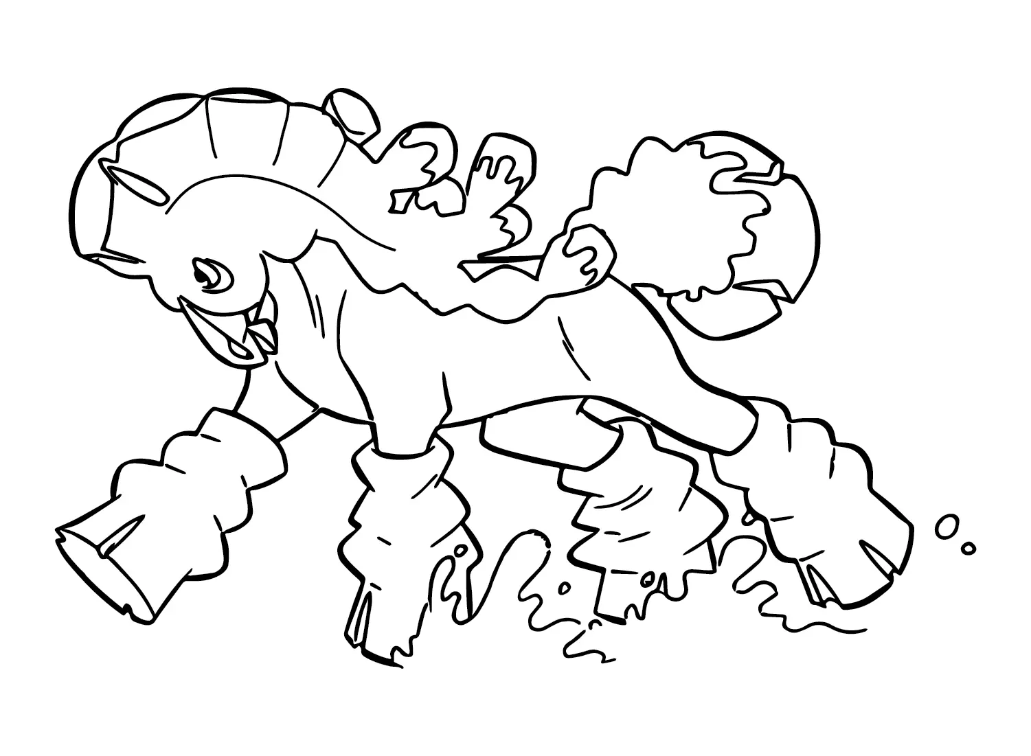 Desenhos de Pokemon Mudsdale Para Colorir 10