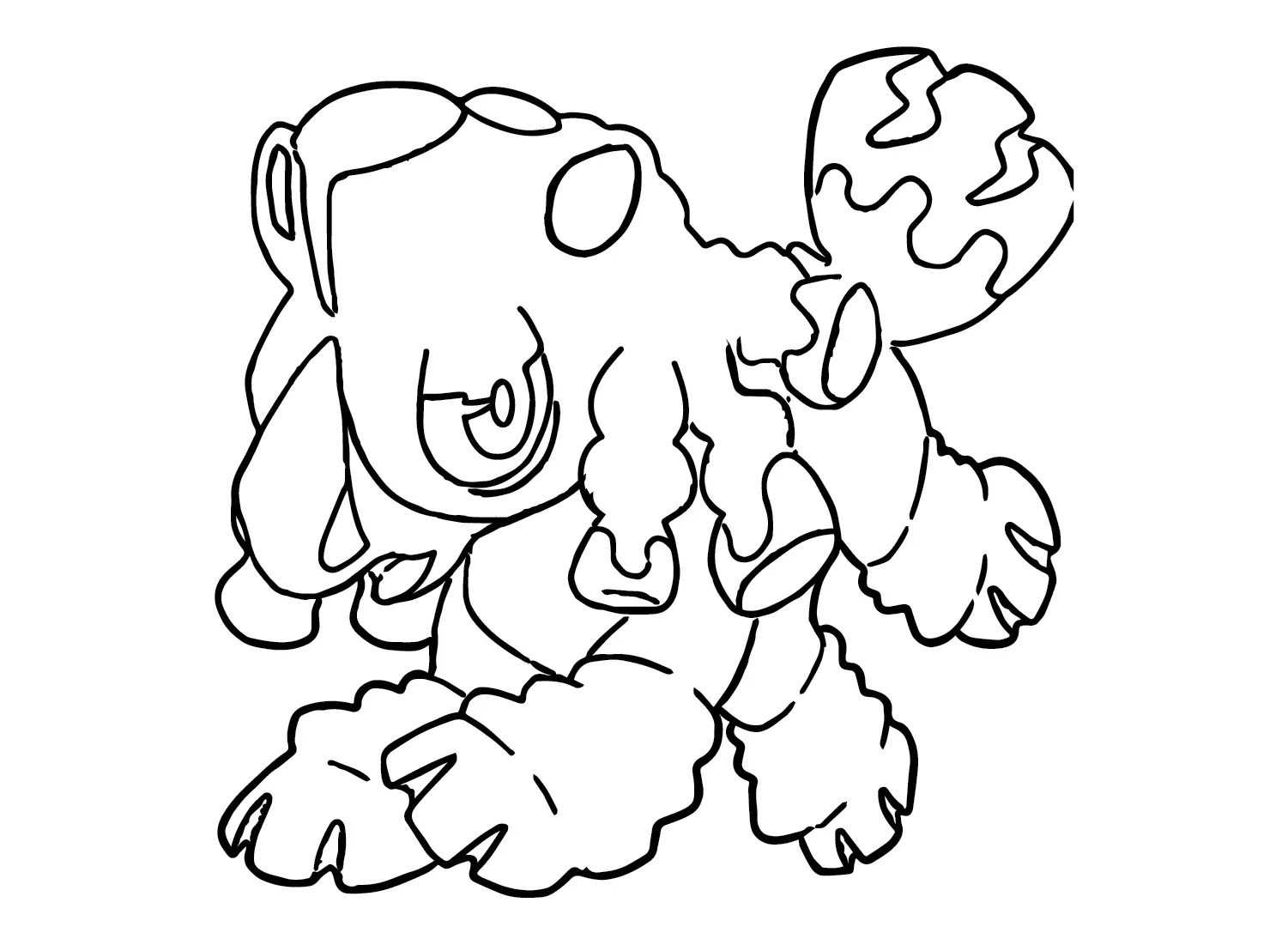 Desenhos de Pokemon Mudsdale Para Colorir 13