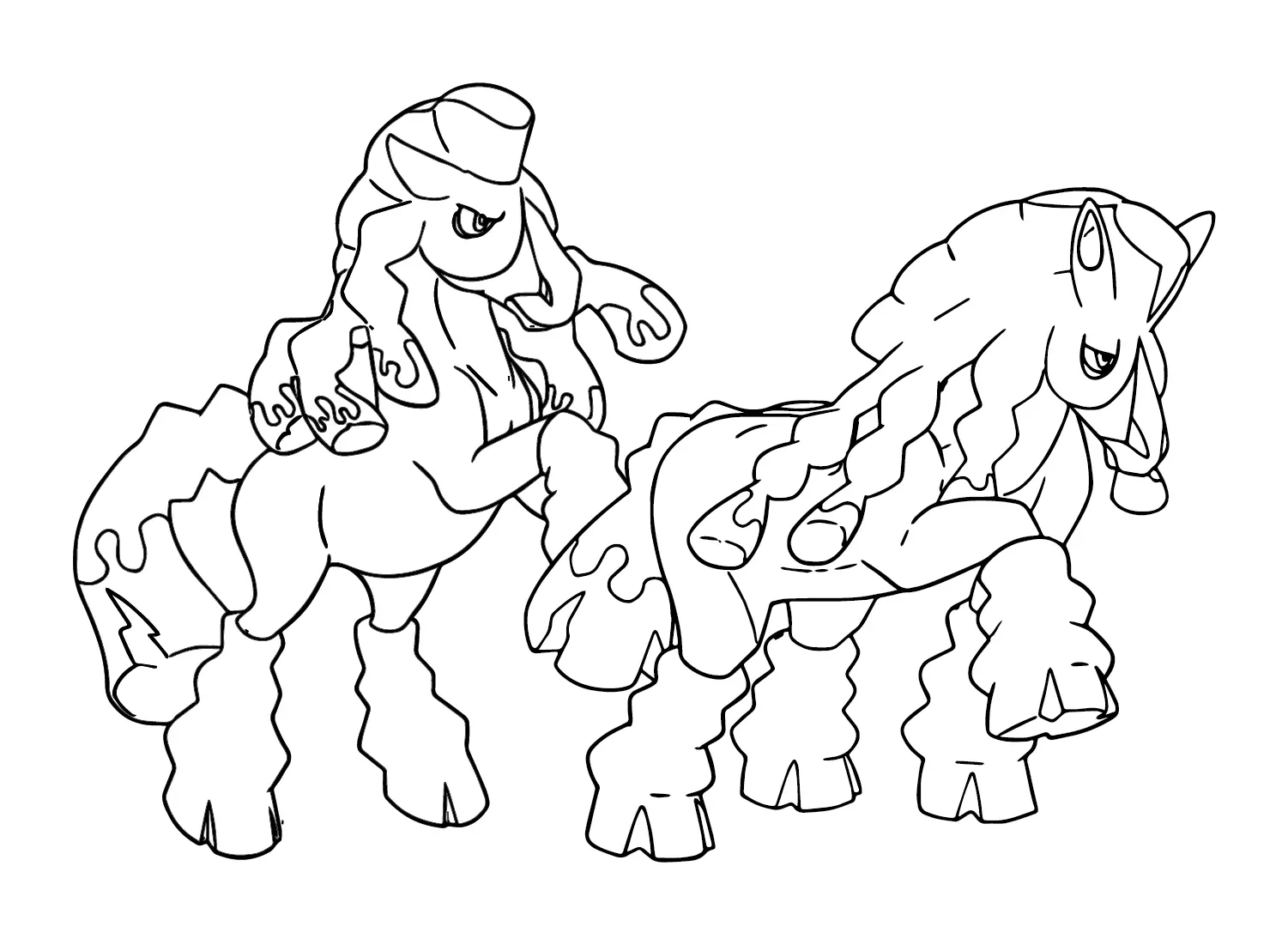 Desenhos de Pokemon Mudsdale Para Colorir 17