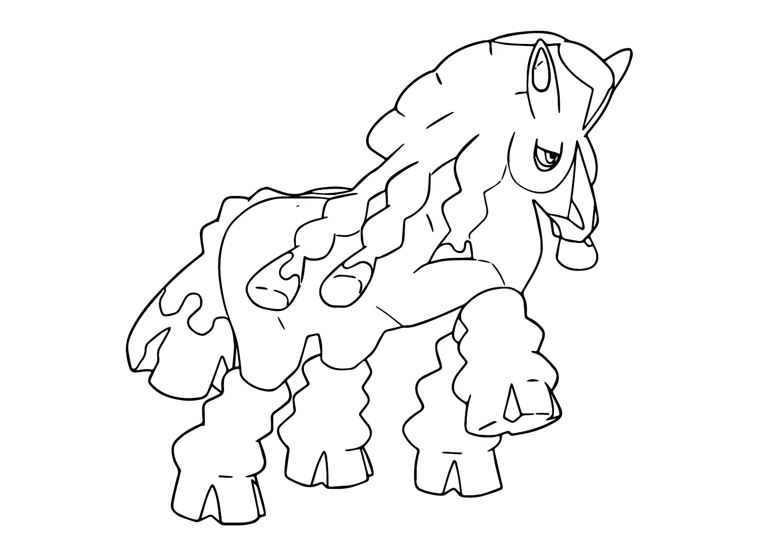 Desenhos de Pokemon Mudsdale Para Colorir 20