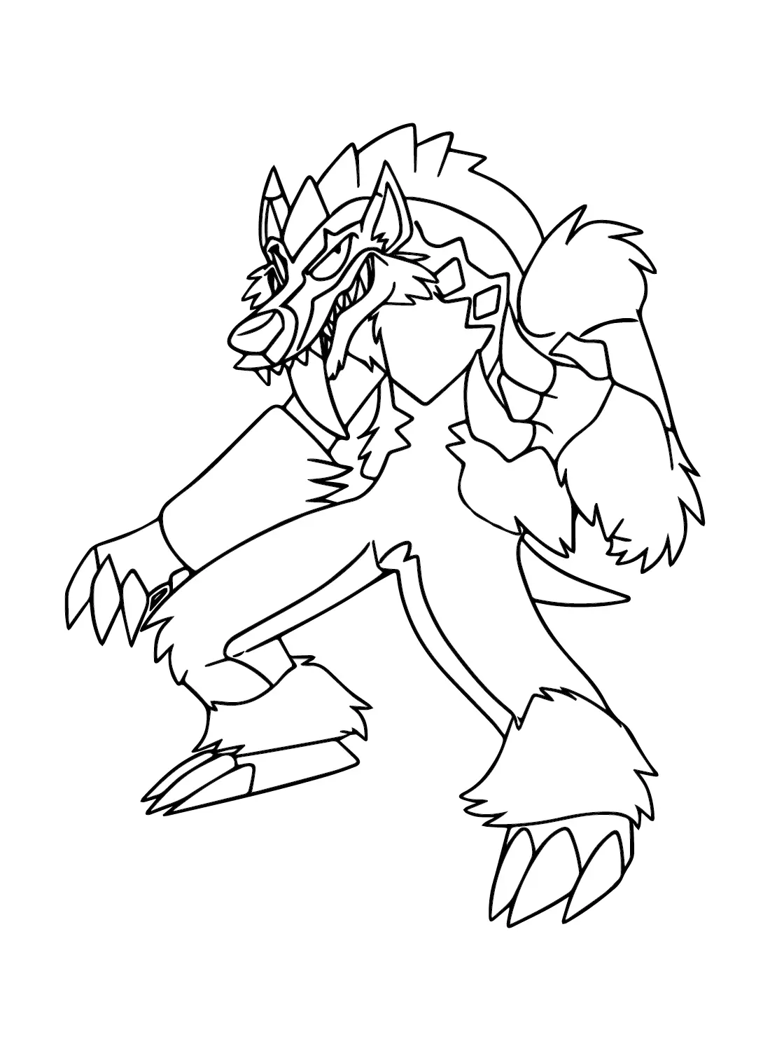 Desenhos de Pokemon Obstagoon Para Colorir 12