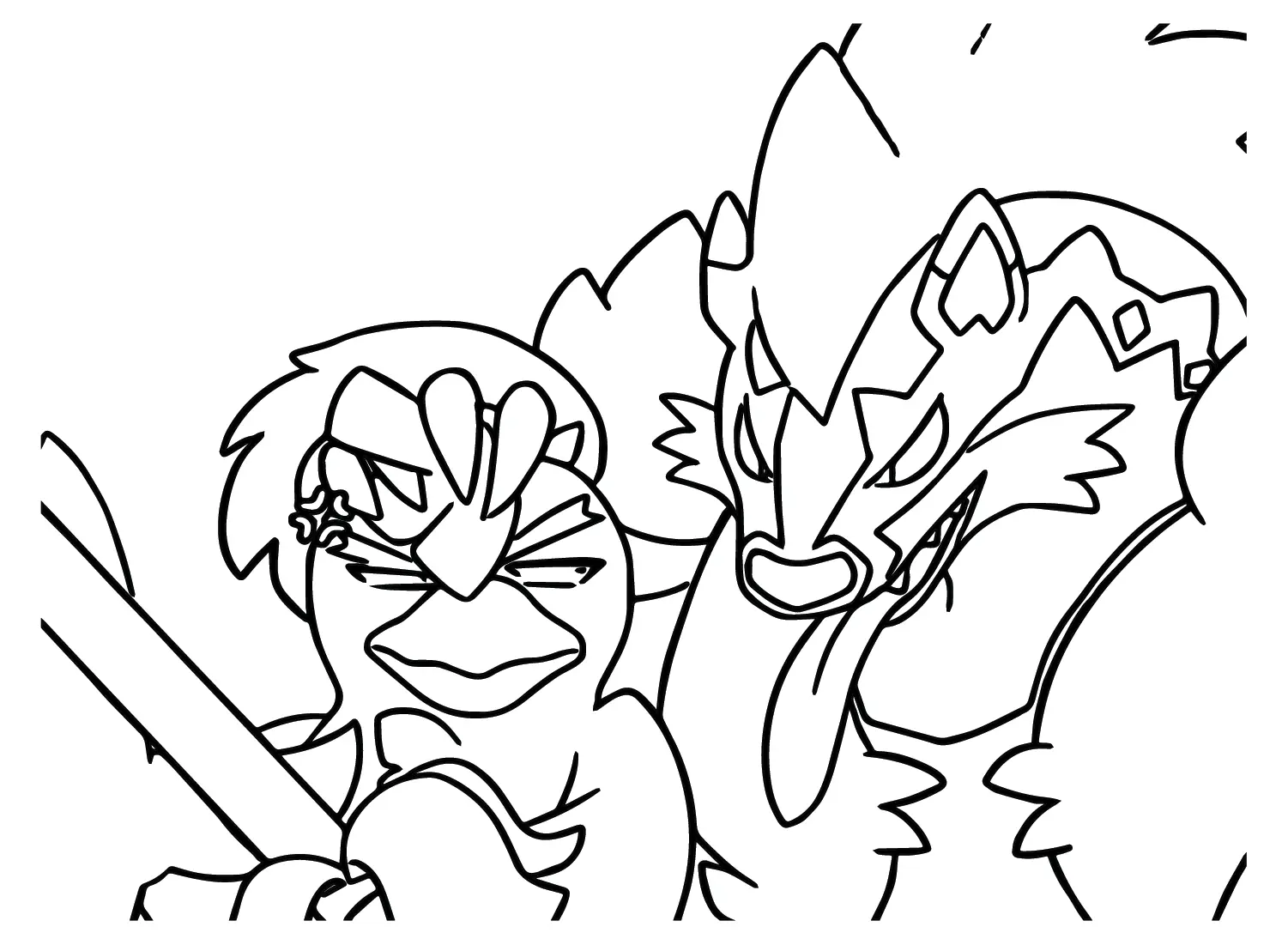 Desenhos de Pokemon Obstagoon Para Colorir 16