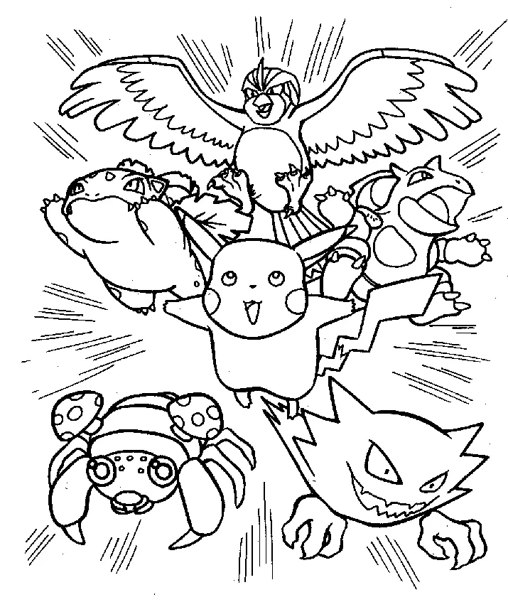 Desenhos de Pokemon Para Colorir 7